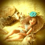 Девочки! Всех с 8 марта! Новая авторская кукла - хочу на море