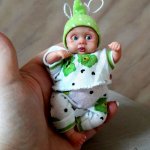 Малышок - 10 см позитива. Авторская кукла