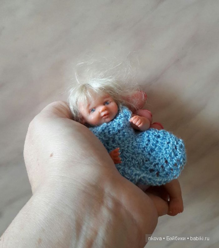 Сплошное очарование 10 см роста. Авторская кукла