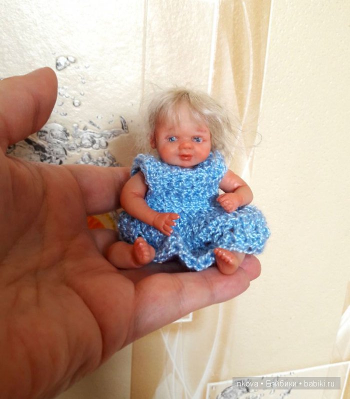Сплошное очарование 10 см роста. Авторская кукла (фото 7)