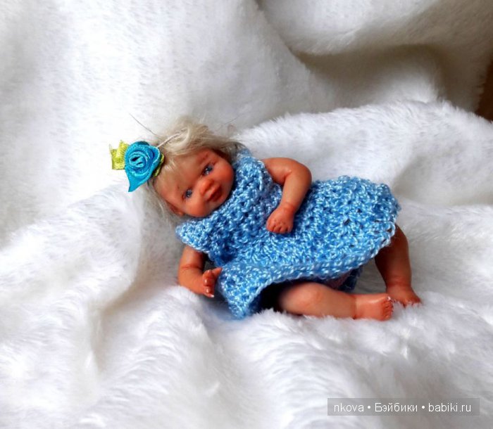 Сплошное очарование 10 см роста. Авторская кукла