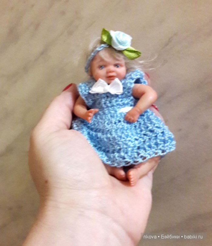 Сплошное очарование 10 см роста. Авторская кукла (фото 8)