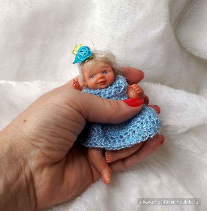 Сплошное очарование 10 см роста. Авторская кукла (фото 2)