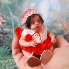 Целая куча авторских кукол от 7 см