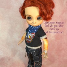 Байкер - кукла  Disney Animators