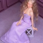 Платье для Заи или другой авторской куклы 35см.