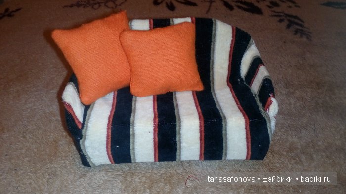 Мой первый диванчик — Мебель для кукол и домиков: фото (фото 3)