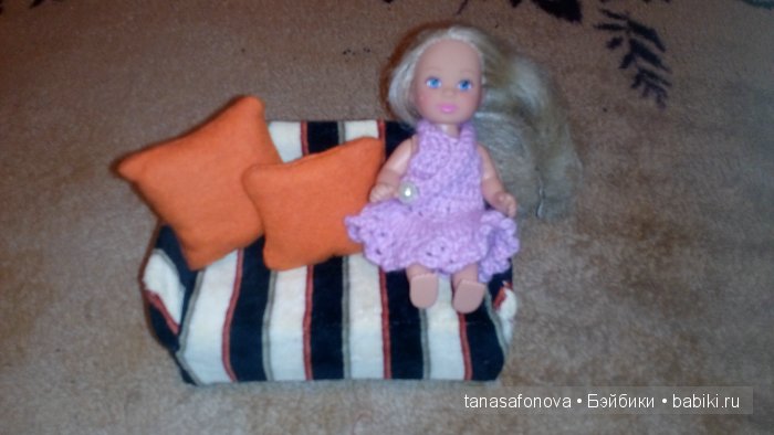 Мой первый диванчик — Мебель для кукол и домиков: фото (фото 4)