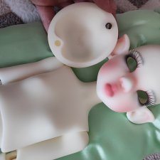 Белая Микки эльф с копытцами