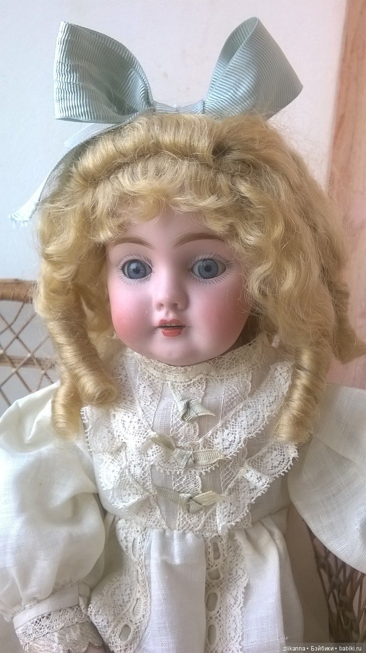 Черное и белое — Антикварные куклы Kestner (Кестнер) JDK: Хильда (фото 2)
