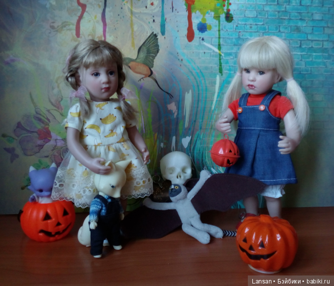Хэллоуин у кукол Часть 3 — Куклы Beatrice Perini (Беатрис Перини): эмоциональные дети (фото 2)