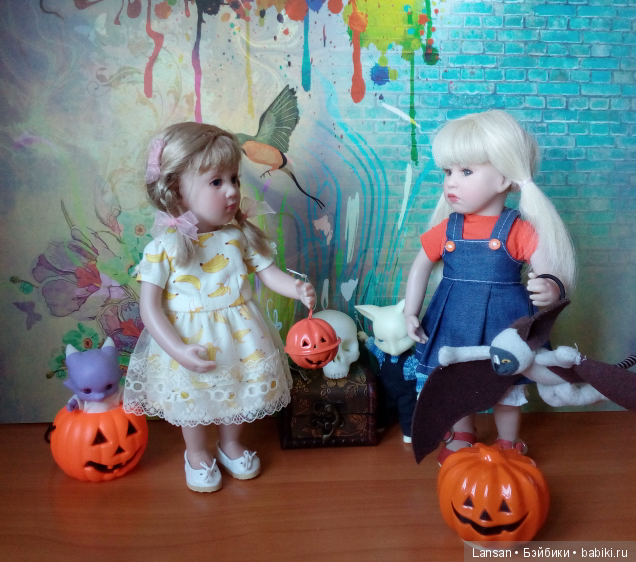 Хэллоуин у кукол Часть 3 — Куклы Beatrice Perini (Беатрис Перини): эмоциональные дети