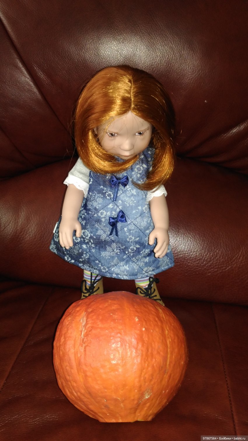 Как Анфиска тыкву увидела