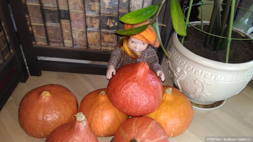 Как Анфиска тыкву увидела