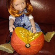 Как Анфиска тыкву увидела