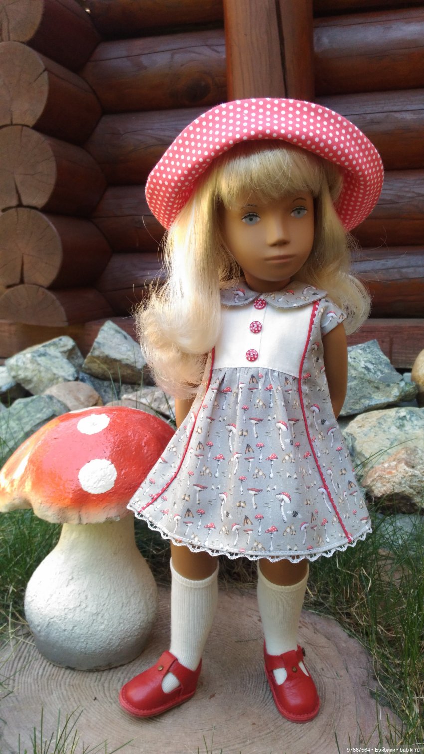 Наряд для Sasha doll. Мухоморный (фото 10)