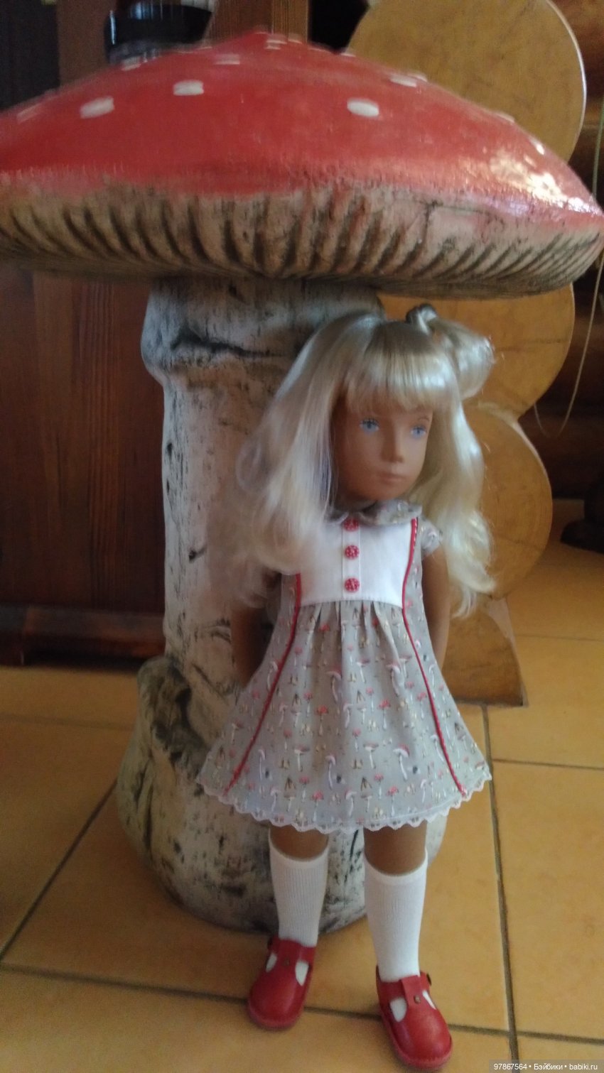Наряд для Sasha doll. Мухоморный (фото 4)