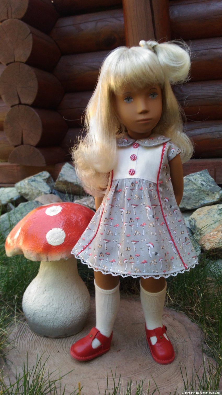 Наряд для Sasha doll. Мухоморный (фото 8)