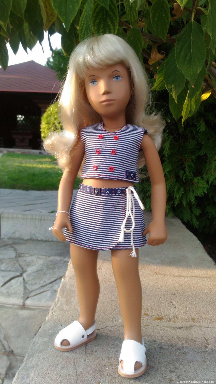 Наряд для Sasha doll. Купальник, продолжение (фото 4)