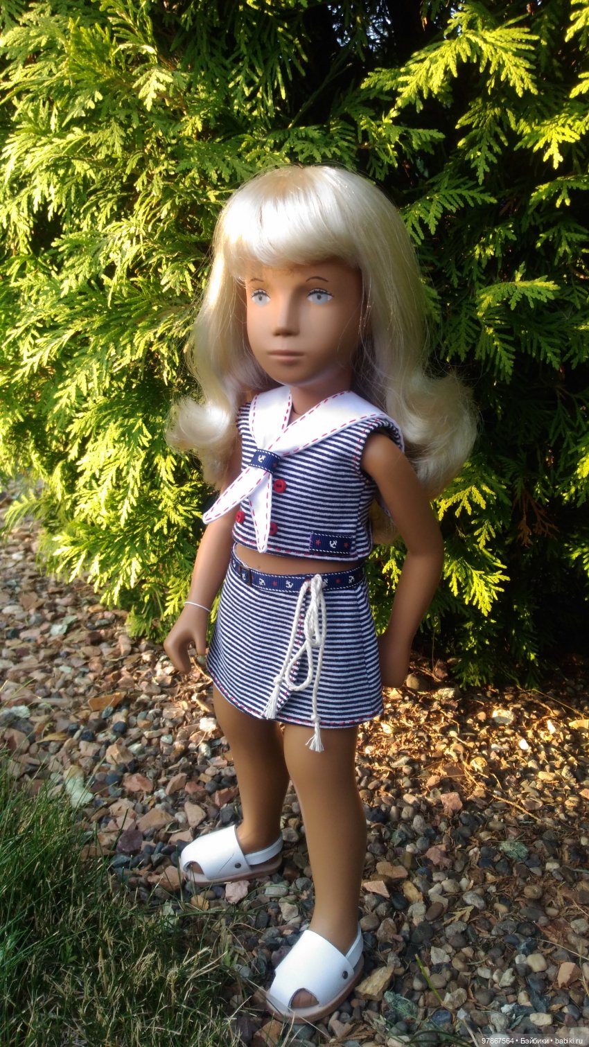 Наряд для Sasha doll. Купальник, продолжение