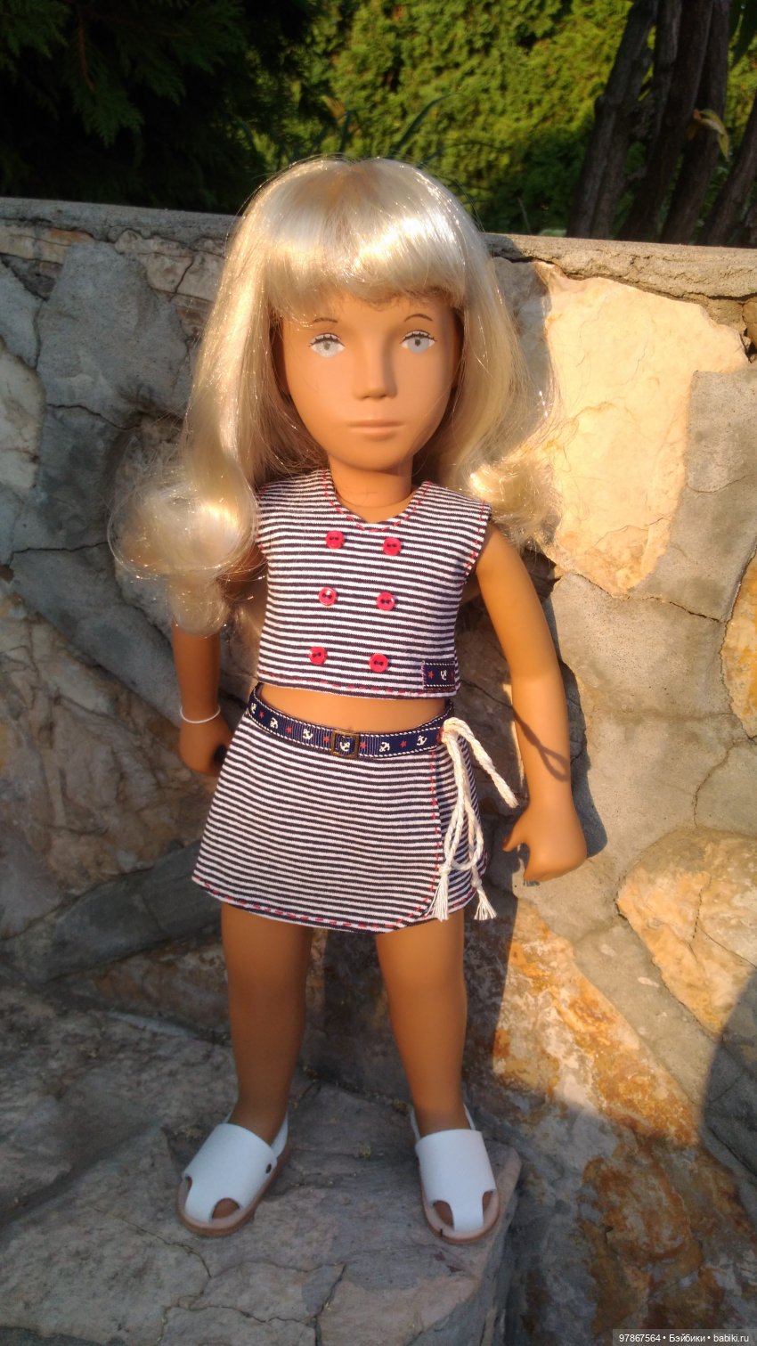 Наряд для Sasha doll. Купальник, продолжение (фото 6)