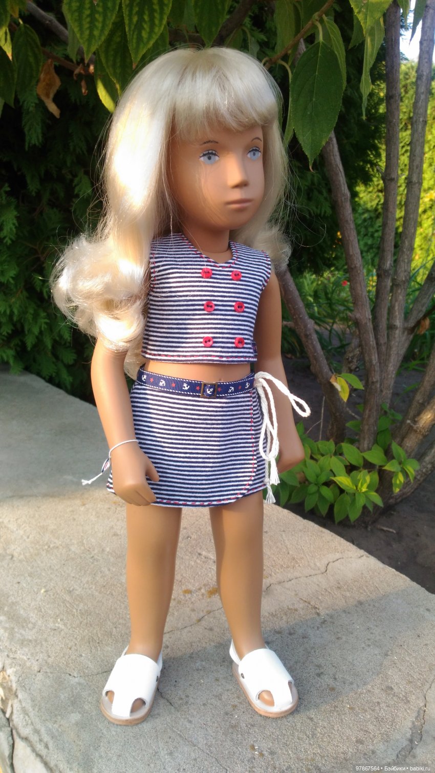 Наряд для Sasha doll. Купальник, продолжение (фото 3)