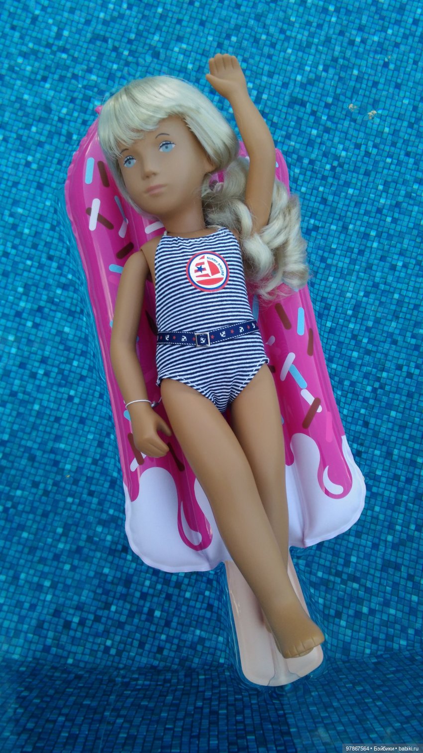 Наряд для Sasha doll. Купальник, продолжение