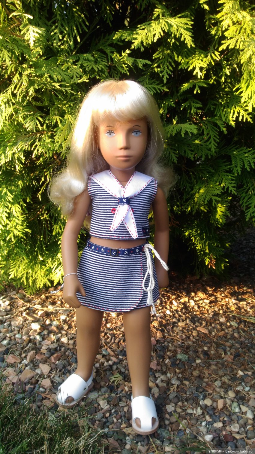 Наряд для Sasha doll. Купальник, продолжение (фото 8)