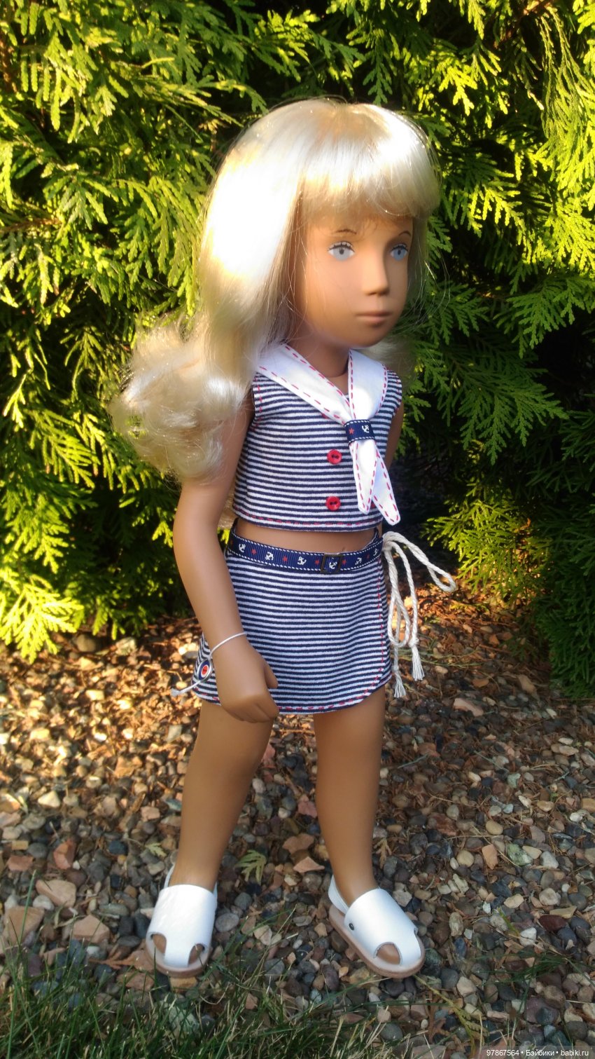 Наряд для Sasha doll. Купальник, продолжение (фото 9)