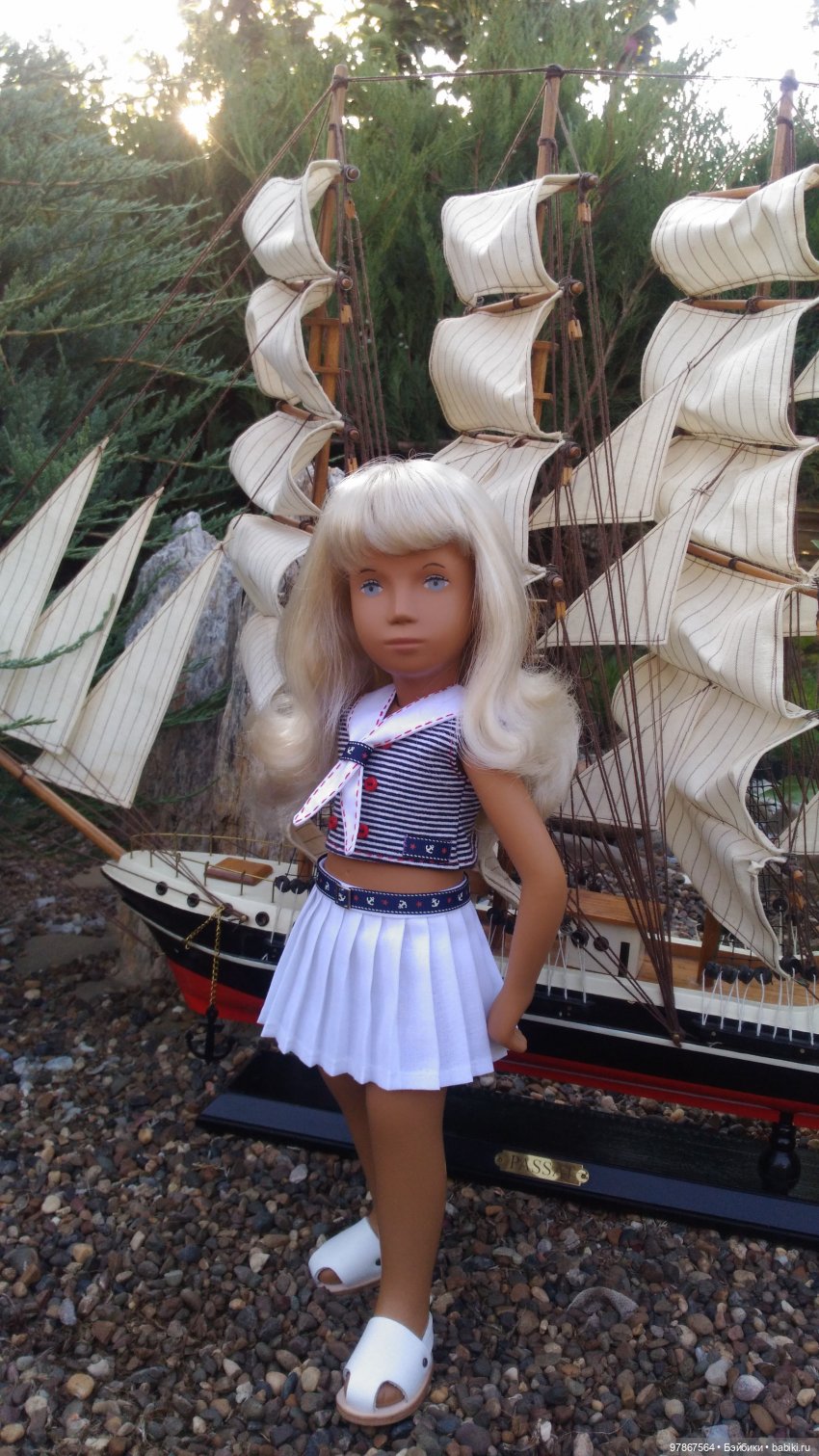 Sasha doll. Морской наряд (фото 7)