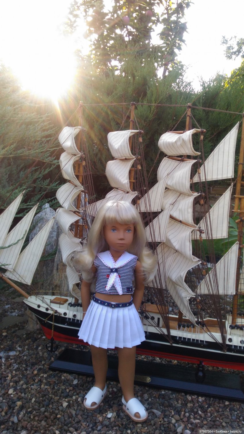 Sasha doll. Морской наряд (фото 4)