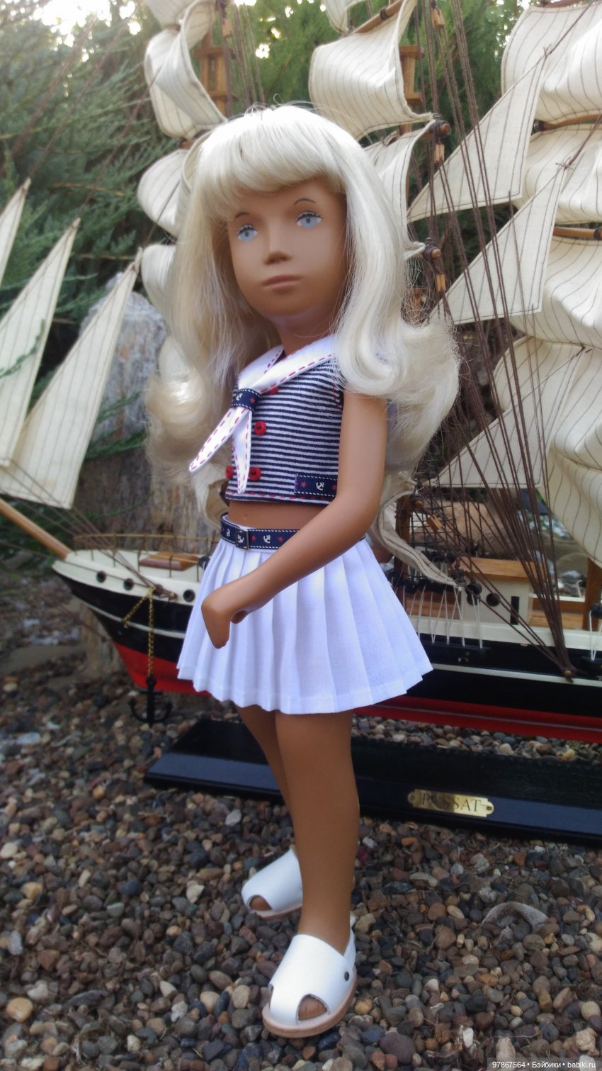 Sasha doll. Морской наряд (фото 6)