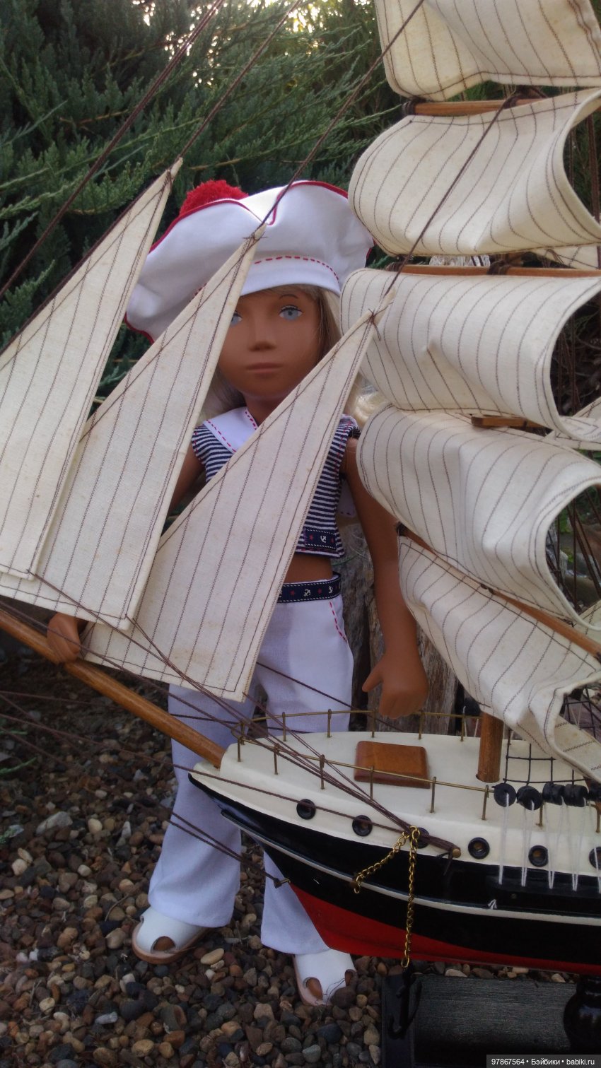 Sasha doll. Морской наряд. Окончание