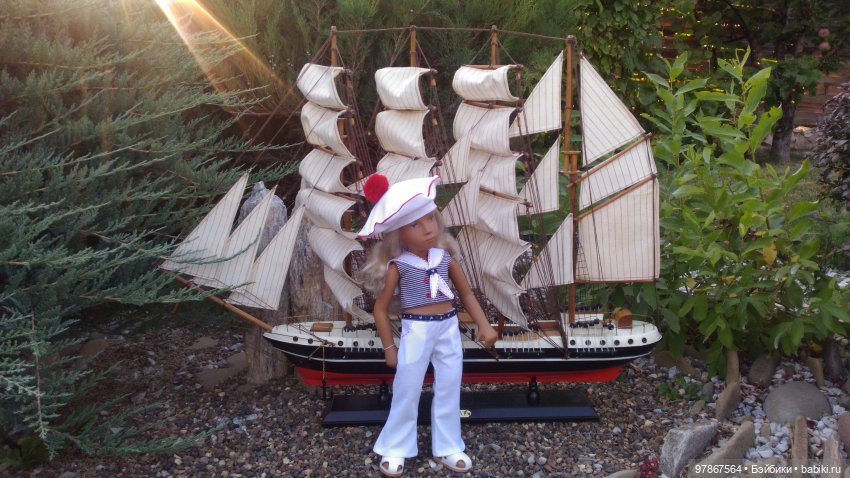 Sasha doll. Морской наряд. Окончание (фото 8)