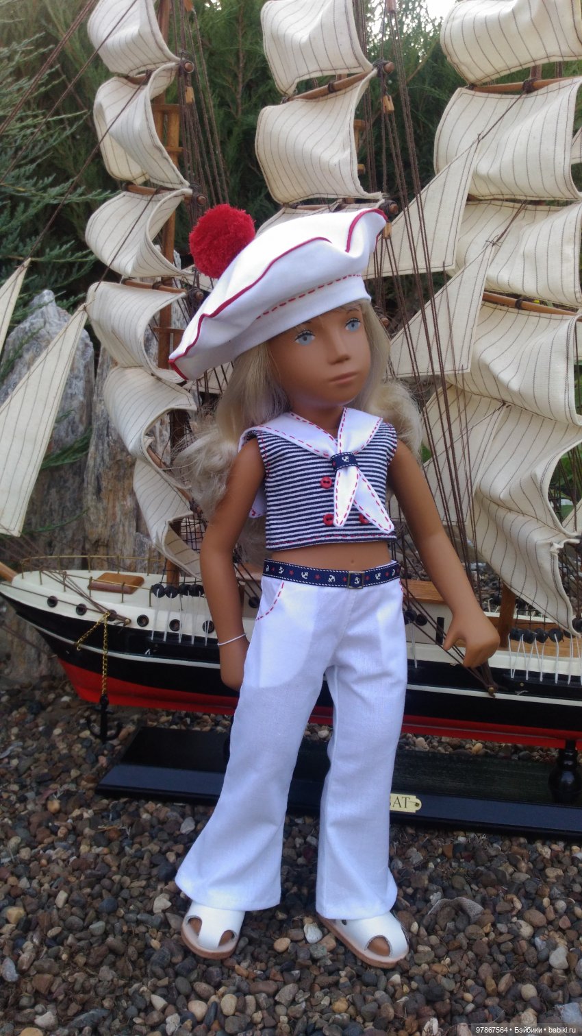 Sasha doll. Морской наряд. Окончание (фото 7)