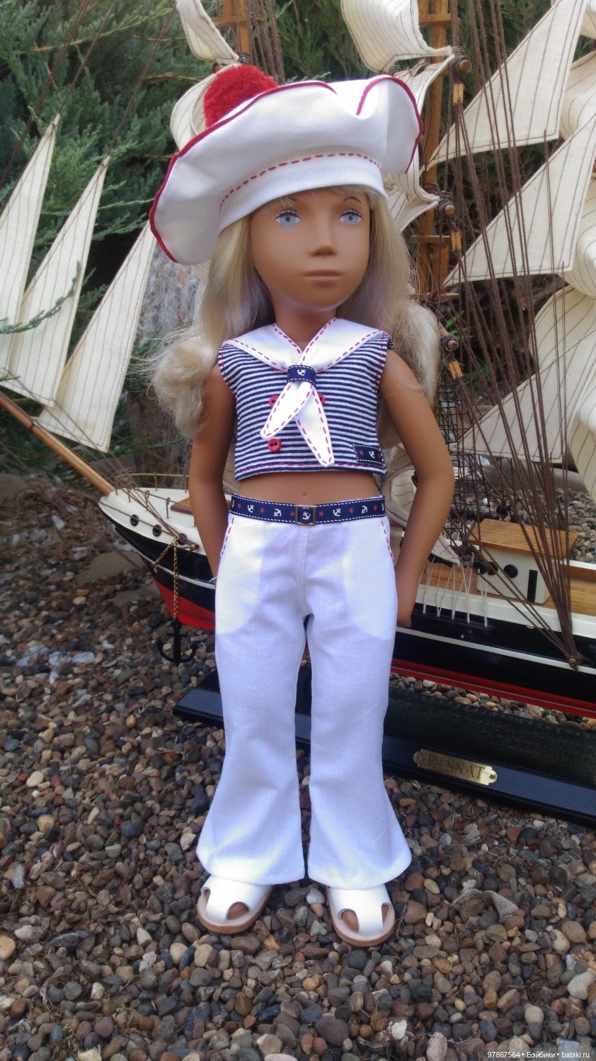 Sasha doll. Морской наряд. Окончание (фото 6)
