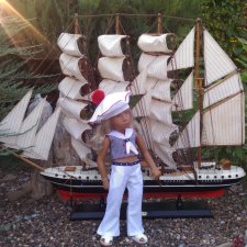 Sasha doll. Морской наряд. Окончание