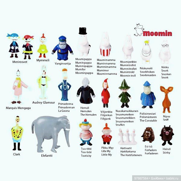 Муми-тролли. Адвент календари | Бэйбики Муми-тролли. Адвент календари (фото 6)