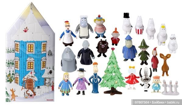 Муми-тролли. Адвент календари | Бэйбики Муми-тролли. Адвент календари (фото 3)