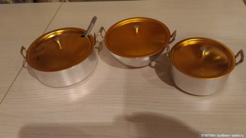 Набор посуды — Игрушки СССР и советского детства: резиновые