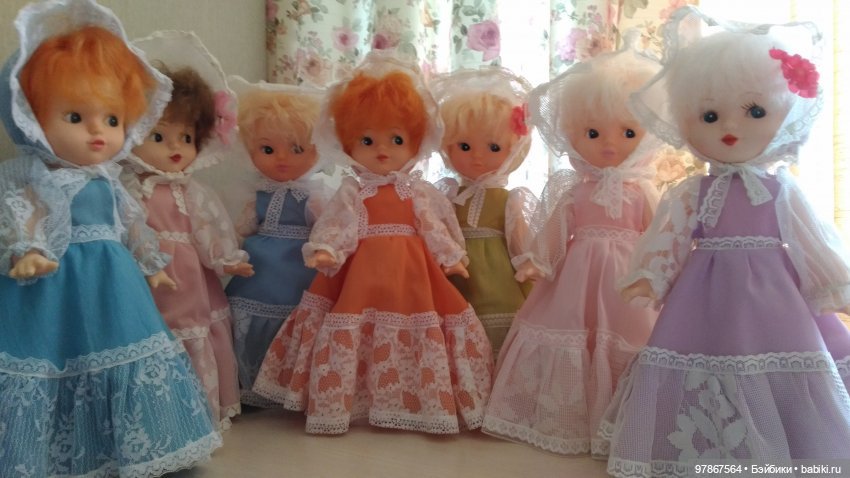 Куклы Куйбышевской фабрики Ася