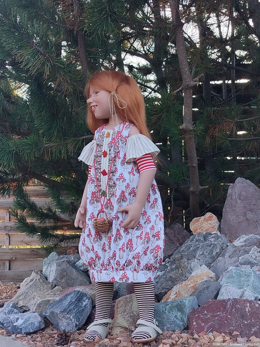 Мухоморный наряд для Малу (фото 4)