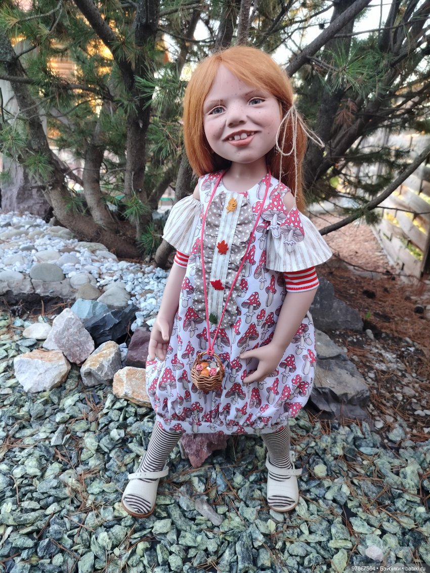 Мухоморный наряд для Малу (фото 9)