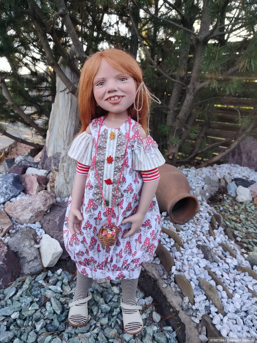 Мухоморный наряд для Малу (фото 7)