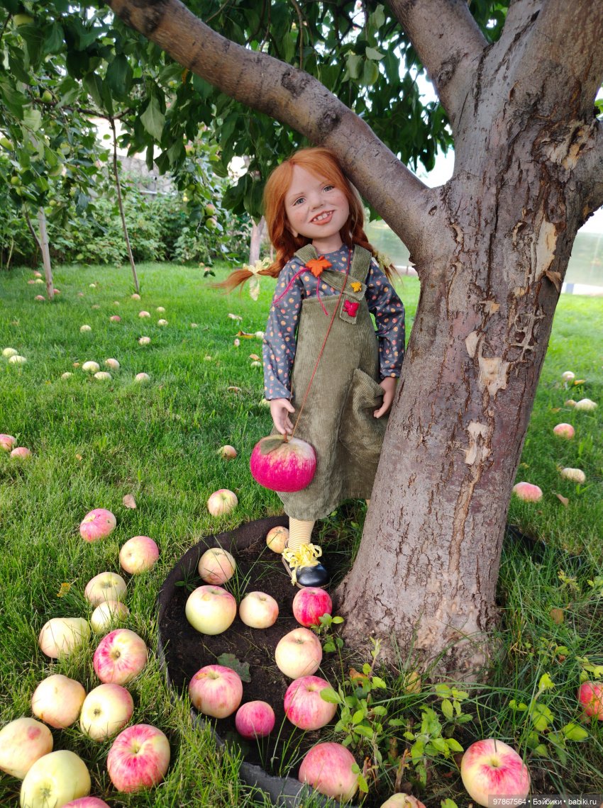 Малу на даче или урожай яблок