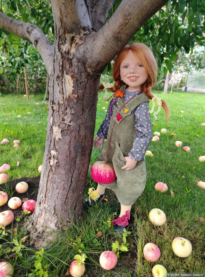 Малу на даче или урожай яблок