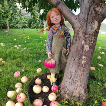 Малу на даче или урожай яблок