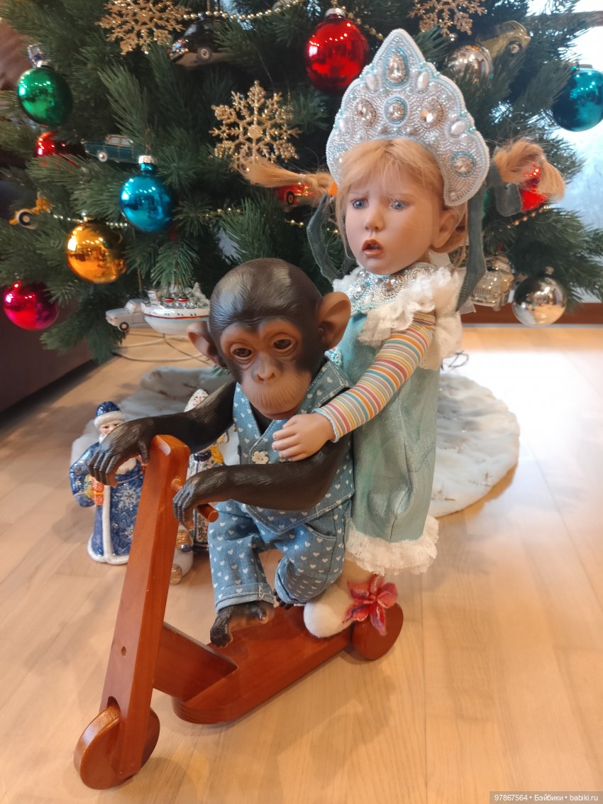 Гранатовая королева — Куклы Zwergnase (Цвергназе/Цверги): фото (фото 3)