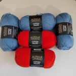 Лот ниток для вязания