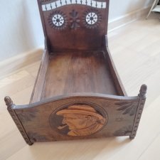 Антикварная Бретонская кровать